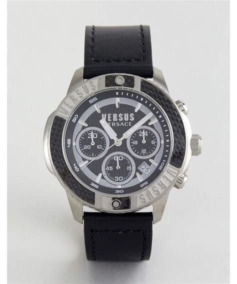 versus versace admiralty|Versus Versace Admiralty Chronograph Leather Watch on SALE .